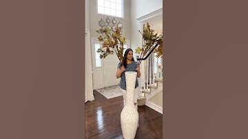 Stems too short for a tall vase? Use floral cage #shortsvideo #homedecor #shorts #flowerarrangement