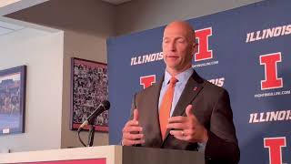 Celebrity Illinois AD Josh Whitman Media Conference - Larry Gies $100 Million Donation - Gies Memorial Stadium Wealth