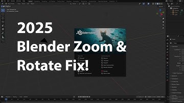 Blender Zoom Problem Solved! Can’t Zoom or Rotate? Try These Fixes (2025 Tutorial)