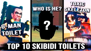 TOP 10 SKIBIDI TOILETS - All Secrets and Easter Eggs (1-57 Episodes Theory & Analysis)