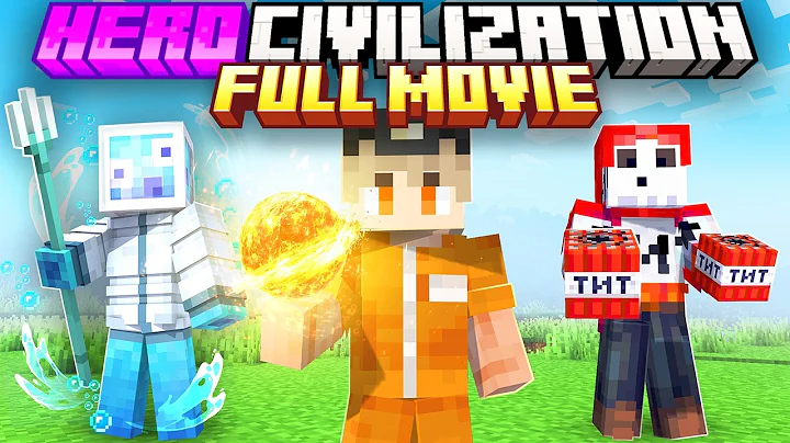 Minecraft But I Survive SUPERHERO CIVILIZATION [Full Movie]