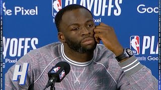 Draymond Green on his Double Bird to the Crowd, Postgame Interview