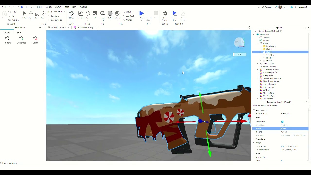 How To Add Skin Gun In OTSM GUN [ROBLOX STUDIO]