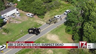 2 Lenoir County deputies shot, suspect dead: Sheriff