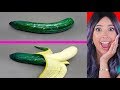 COMIDA QUE PARECE OTRA COSA - PEPINO DE BANANA REAL! | Mariale