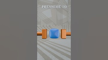 0 to 200 PSI Pressure Object Hydraulic Press Simulation Animation #blender #animation #physics