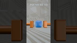 0 to 200 PSI Pressure Object Hydraulic Press Simulation Animation #blender #animation #physics