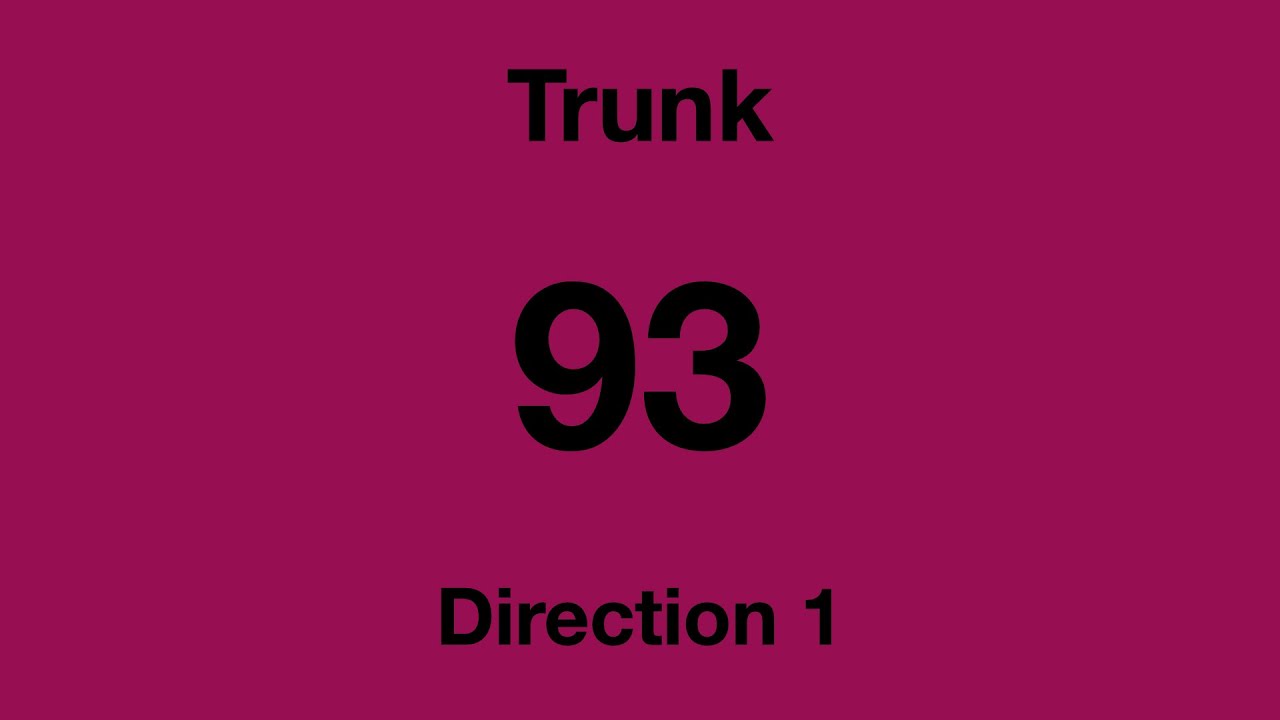 [SBS Transit] Trunk Bus Service 93 - Direction 1 Hyperlapse