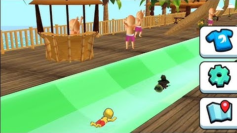 Aquapark.io - GamePlay All Levels Android, iOS. Level 1
