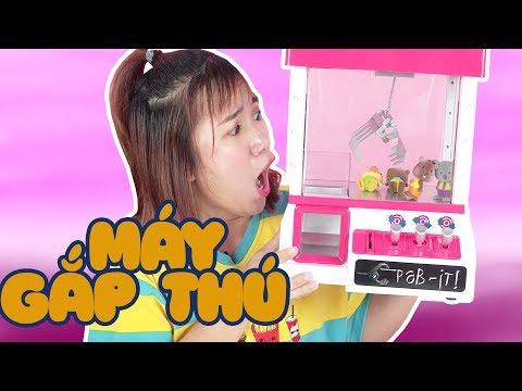 Video ĐỒ CHƠI MÁY GẮP THÚ MINI | GIẢI CỨU CÁC BẠN GẤU BÔNG |... - youtube