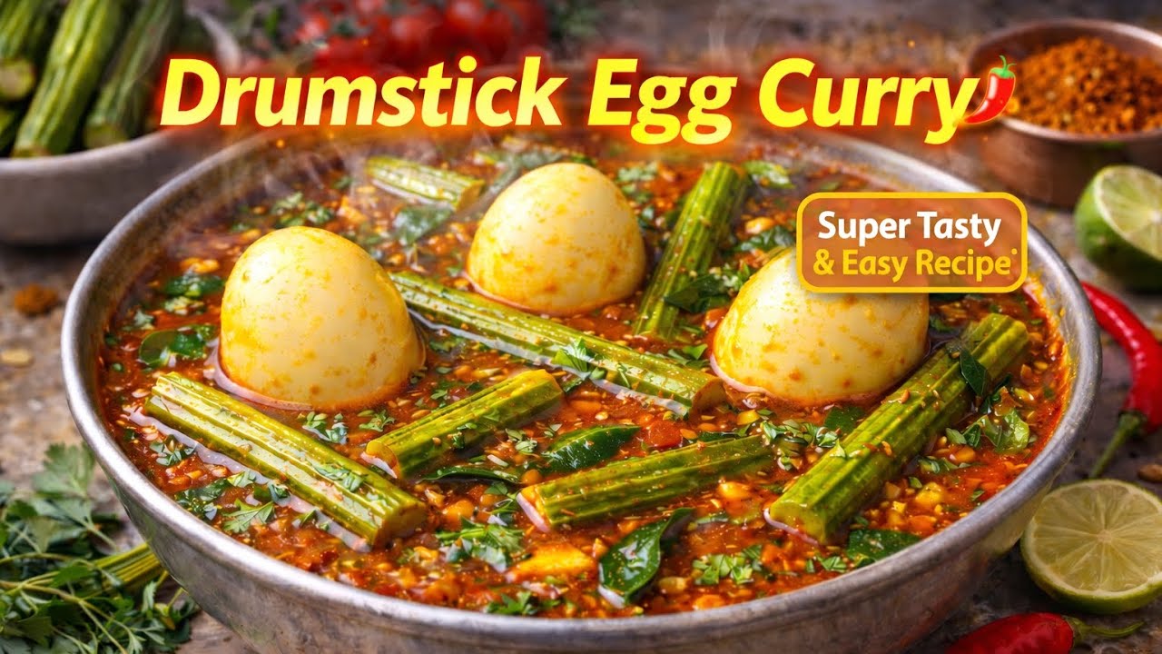 Soft eggs + flavorful drumsticks… this curry tastes super with hot rice! 😋🔥#Drumstickeggcurry#home  