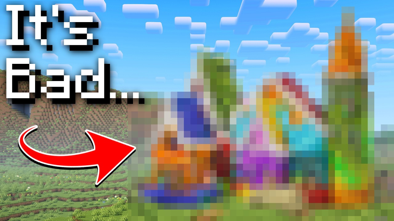 Trying to Build the Worst Minecraft House Ever - YouTube