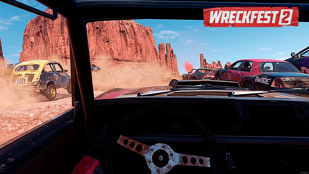 WRECKFEST 2 Waypoint Race Cockpit Gameplay & Replay - YouTube