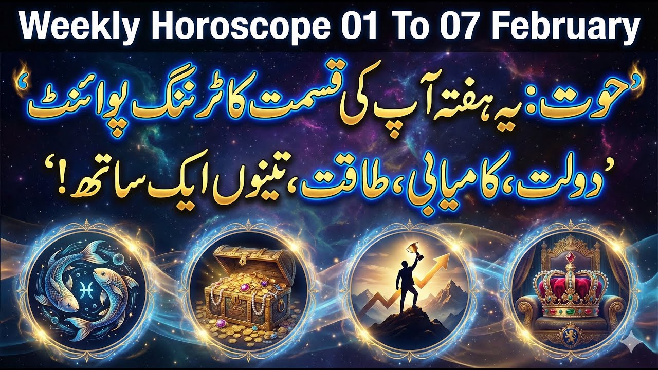 Pisces Weekly Horoscope 01 To 07 February 2026 Best Time Start
