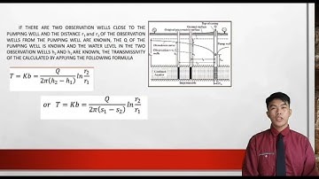 BASIC SUBSURFACE FLOW (STEADY STATE CONDITION)
