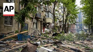 Aftermath in Dnipro after Russian missiles strike cities in Ukraine