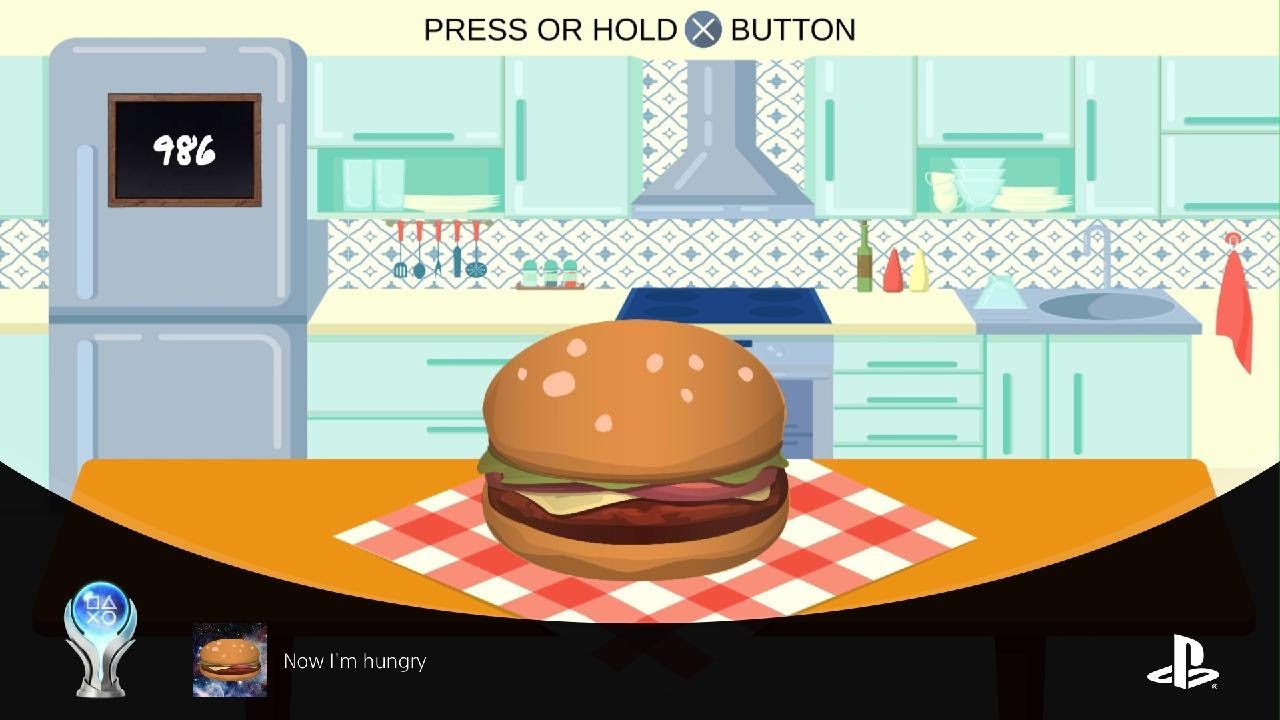 The Jumping Burger platinum trophy