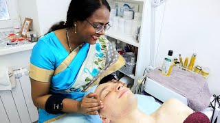 ASMR Amazing face massage and cleansing by Bharti