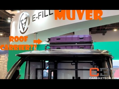 EV Expo 2021 -  E-fill Electric's MUVer e-Rickshaw features \u0026 walk-around video