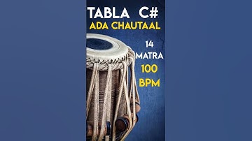 Ada ChauTaal Tabla Loop | C# | 100 Bpm | #muzzico