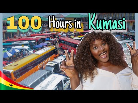 100 hours in Ghana,Kumasi | Cameroonian Traveling with strangers in Ghana