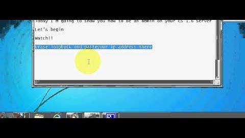 How to be an admin on your cs 1.6 server