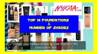 14 Top Foundations & Number Of Shades Available Nykaa