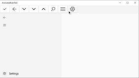 AnimatedIcon in WinUI 2.6