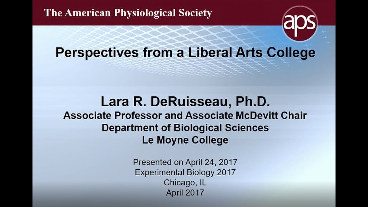 Perspectives from a Liberal Arts College – 2017 Career Symposium Pt 4
