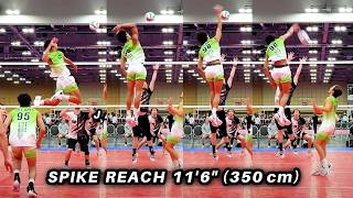 Spike Reach 11'6 (350 cm) | Jalen Phillips (USAV 20224 Volleyball Highlights)