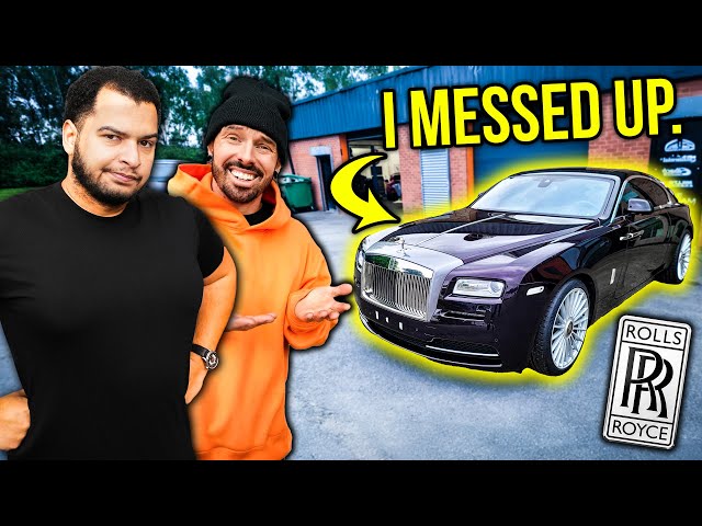 The UGLY TRUTH About Rebuilding A Scrapped $350,000 Rolls Royce Wraith class=