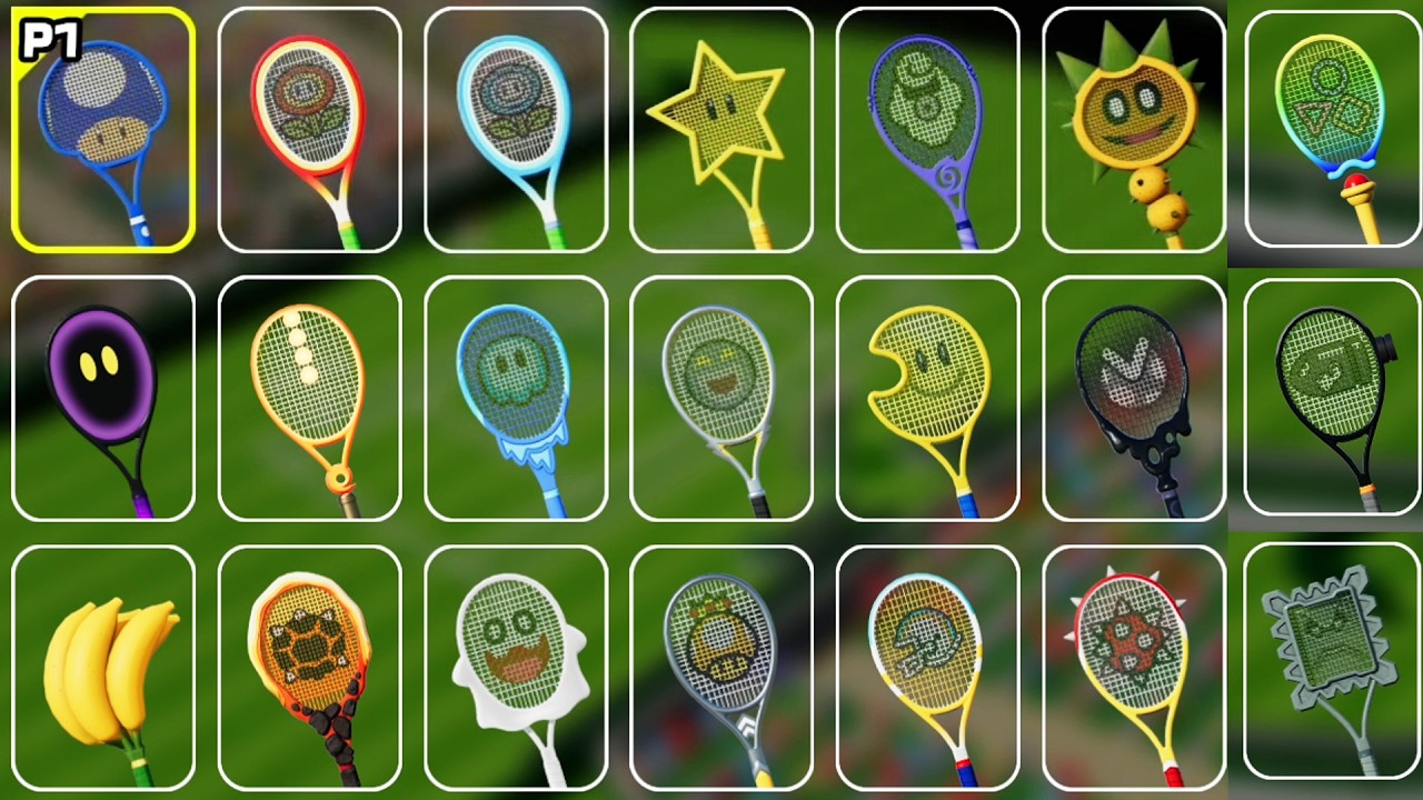 Mario Tennis Fever - Все анимации ракеток и ударов [4K]