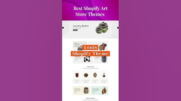 5 Best Shopify Art Store Theme #shopify #shopifythemes