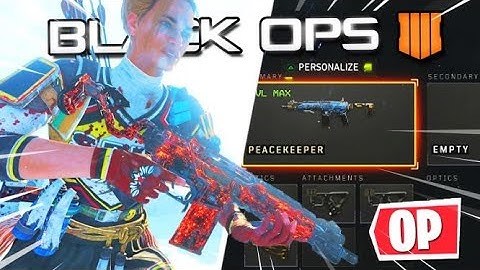 Best PEACEKEEPER Class Setup in Black Ops 4! (Overpowered)