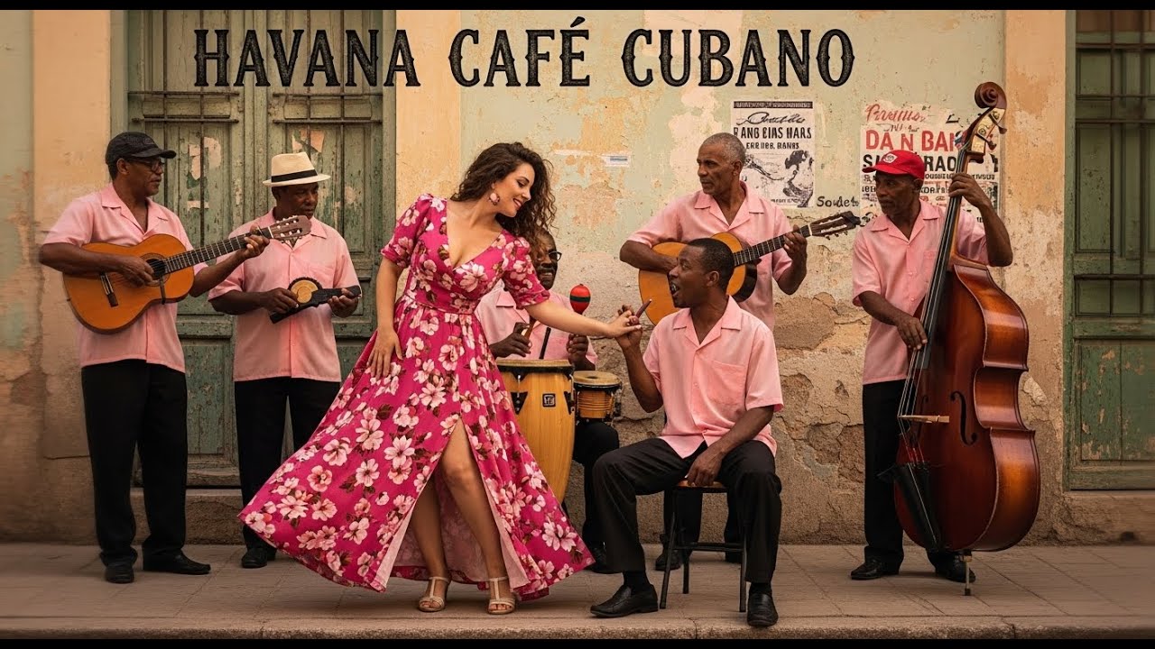 Café Cubano Music 🎹: Caribbean Café Nights & Gentle Piano Jazz • mix72