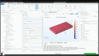 Heat Transfer between two solids at different Temperature in Comsol Multiphysics #Heat Transfer