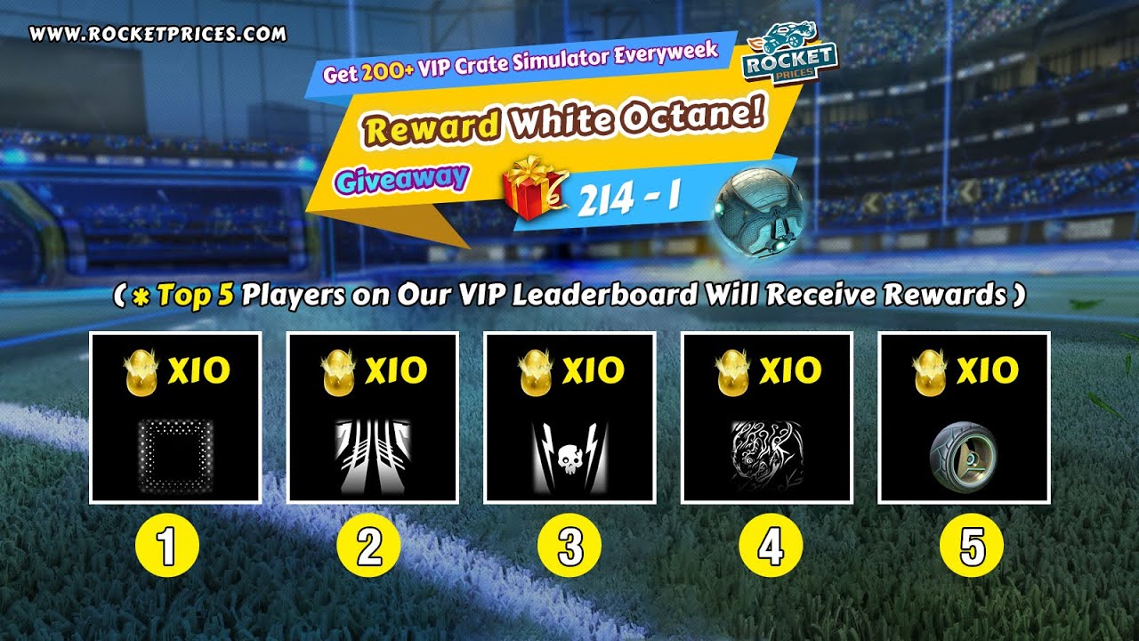 Win 50x Free Rocket League Golden Egg'22 Giveaway 214-1 | RocketPrices.Com