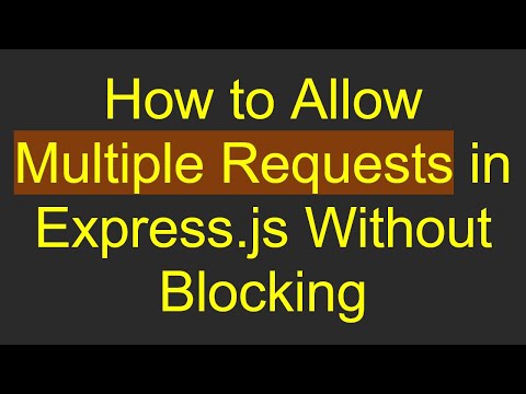 How to Allow