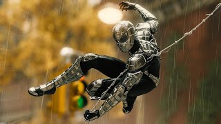 Spider-Man 2018 PS4 Free Roam Web Swinging (Spider Armor MK1)