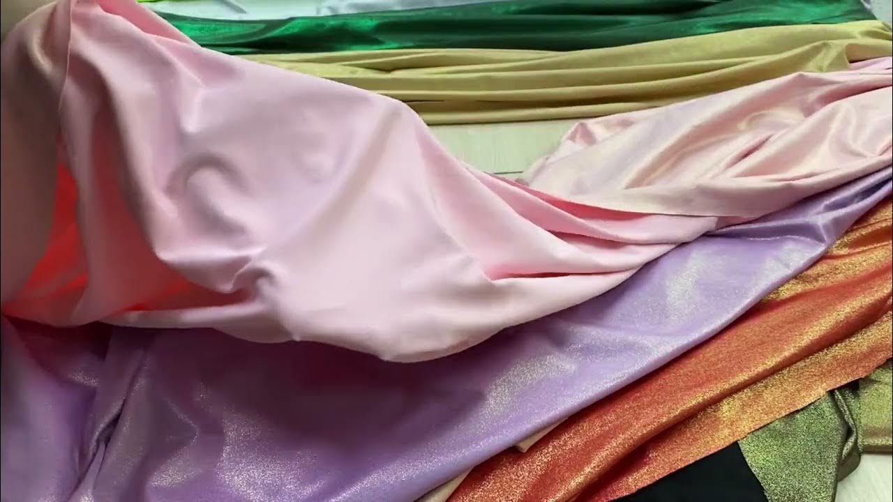 Трикотаж с золотым напылением - YouTube