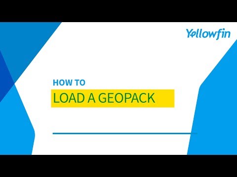 How to Load a GeoPack | Yellowfin BI