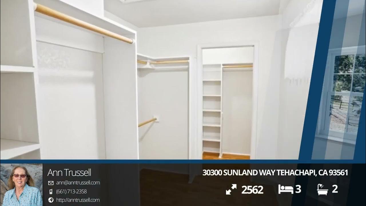 30300 Sunland Way Tehachapi, CA 93561 Ann Trussell Homes for Sale