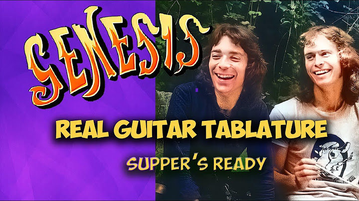 Supper's Ready Guitar version - Guitar performance video thumbnail