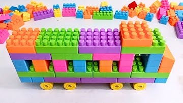 Satisfying DIY Lego Big Bus - ASMR Building Blocks - Blocks Game -Aeli Building Blocks