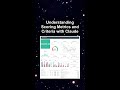 Understanding Scoring Metrics and Criteria with Claude #ai #artificialintelligence #machinelearning
