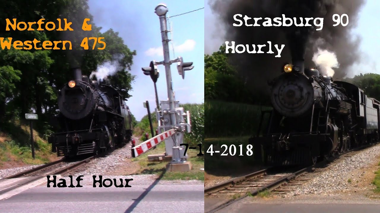 Norfolk & Western 475 & Strasburg 90 7-14-2018