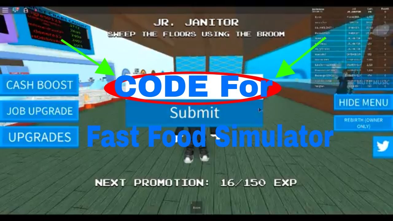 Fast Food Simulator Codes For 3K CASH YouTube