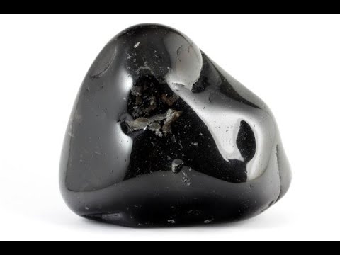 長野県和田峠産 黒曜石 原石 磨き 248g Japanese Obsidian Youtube