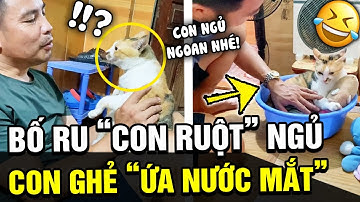 Bố nhẹ nhàng ru "CON RUỘT" ngủ, "CON GHẺ" nhìn thấy ứa nước mắt "NGẬM NGÙI" tủi thân | TÁM TV