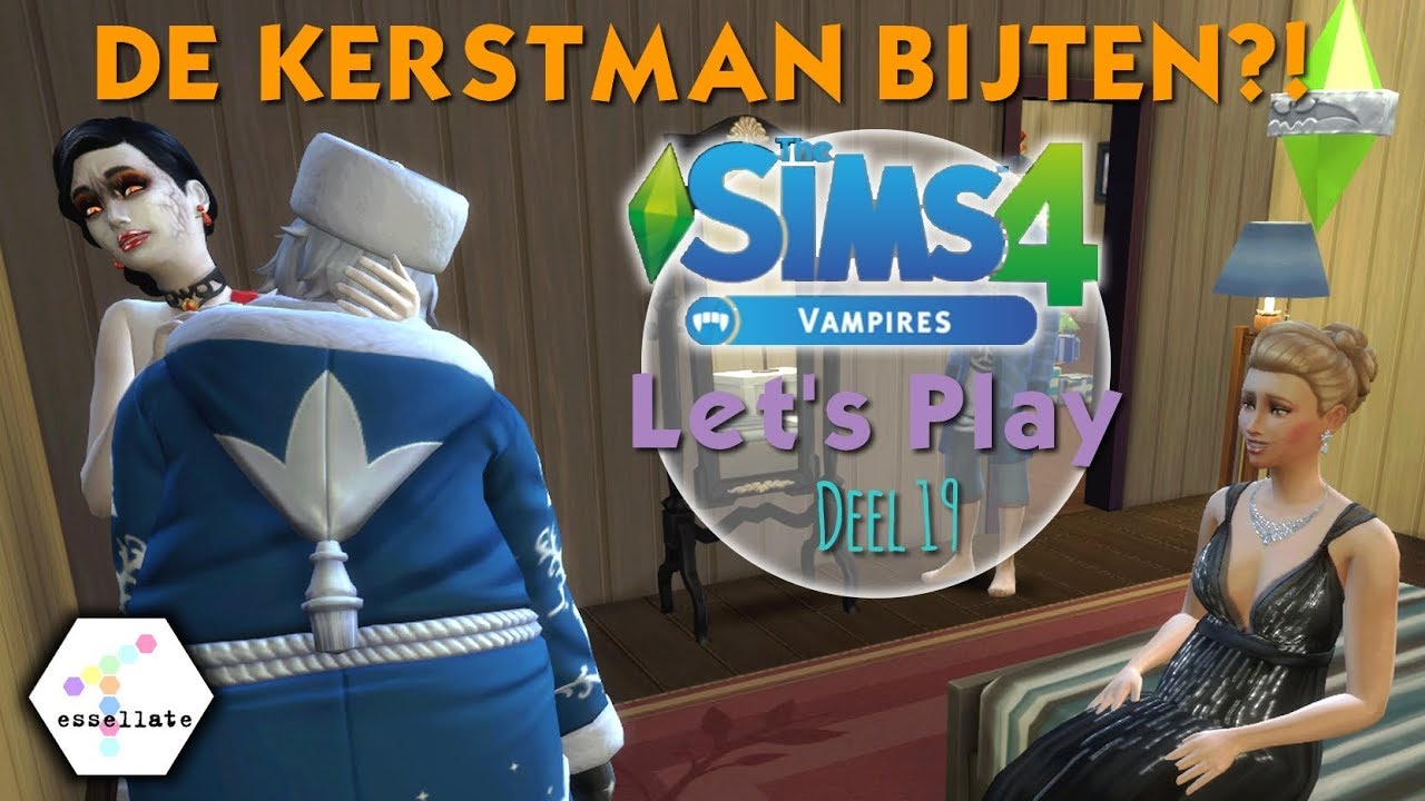 KERSTDINER Sims 4 Vampieren Let's Play Deel 19 (Nederlands) YouTube